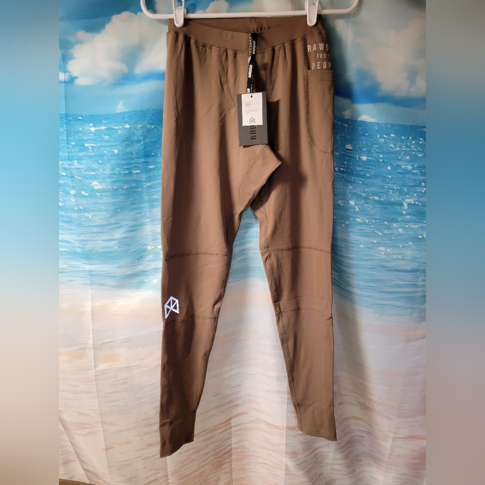 NWT Rawgear Men's Compression‎ Jogger Walnut Size Small